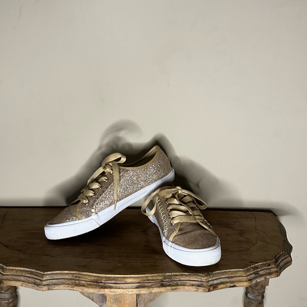 Gold Jack Rodgers Sneakers